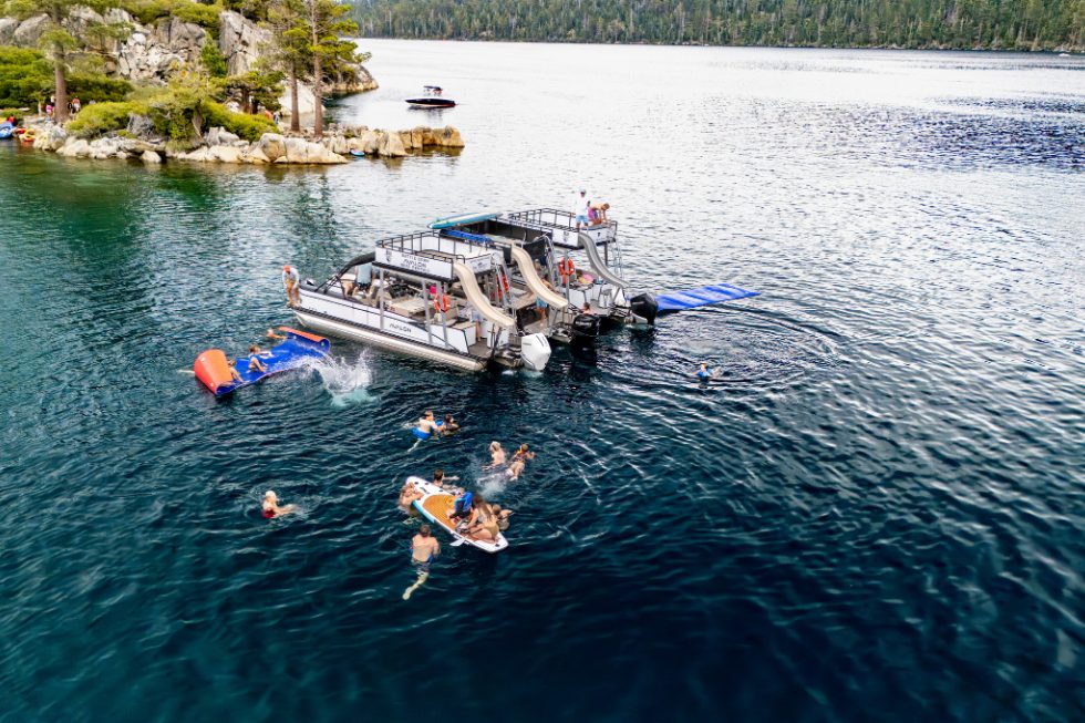 south-lake-tahoe-boat-rental-small (14) Panoramic view of Bliss State Park on the West Shore of Lake Tahoe