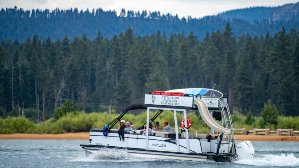 double decker lake tahoe boat rental